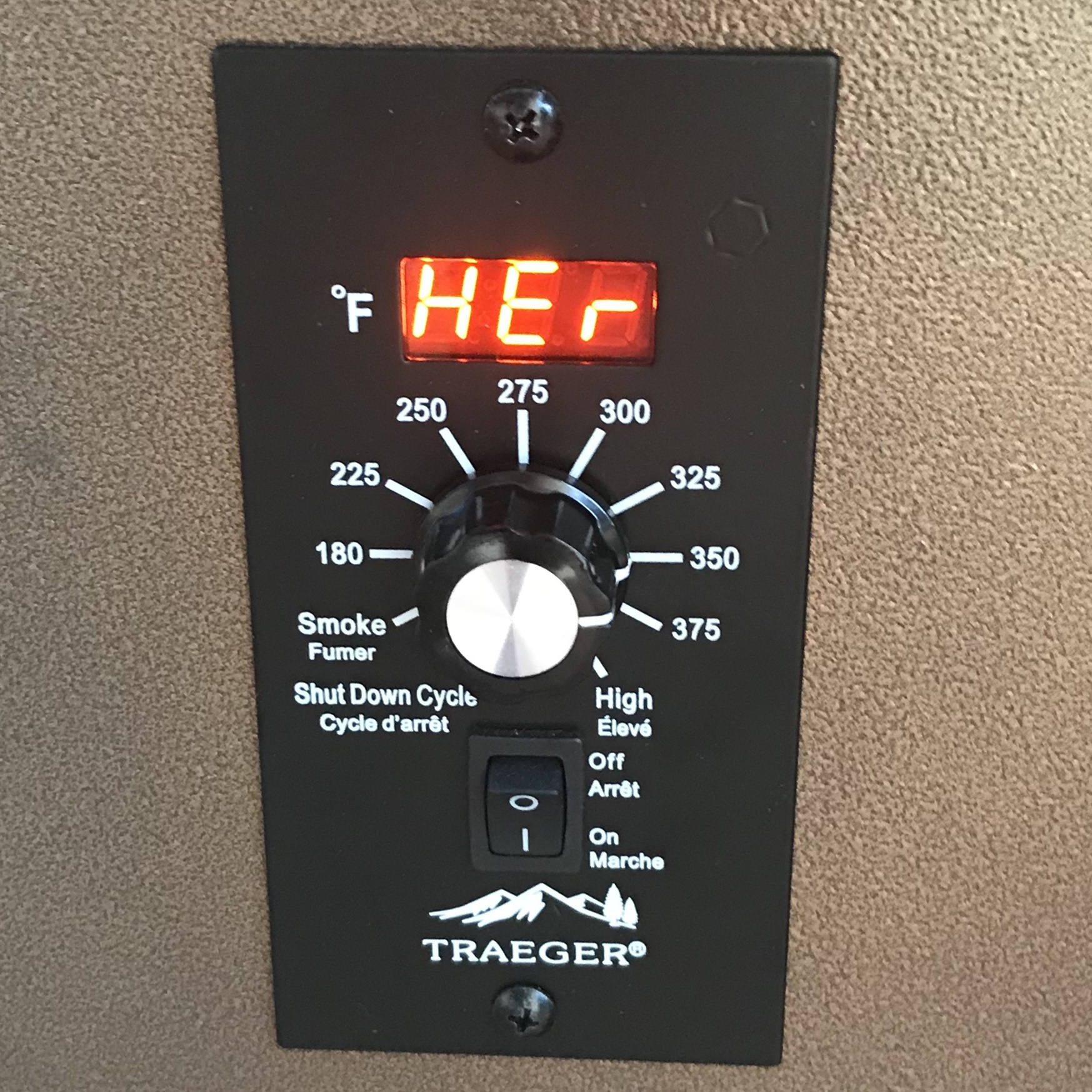 Ler code 2025 on traeger grill