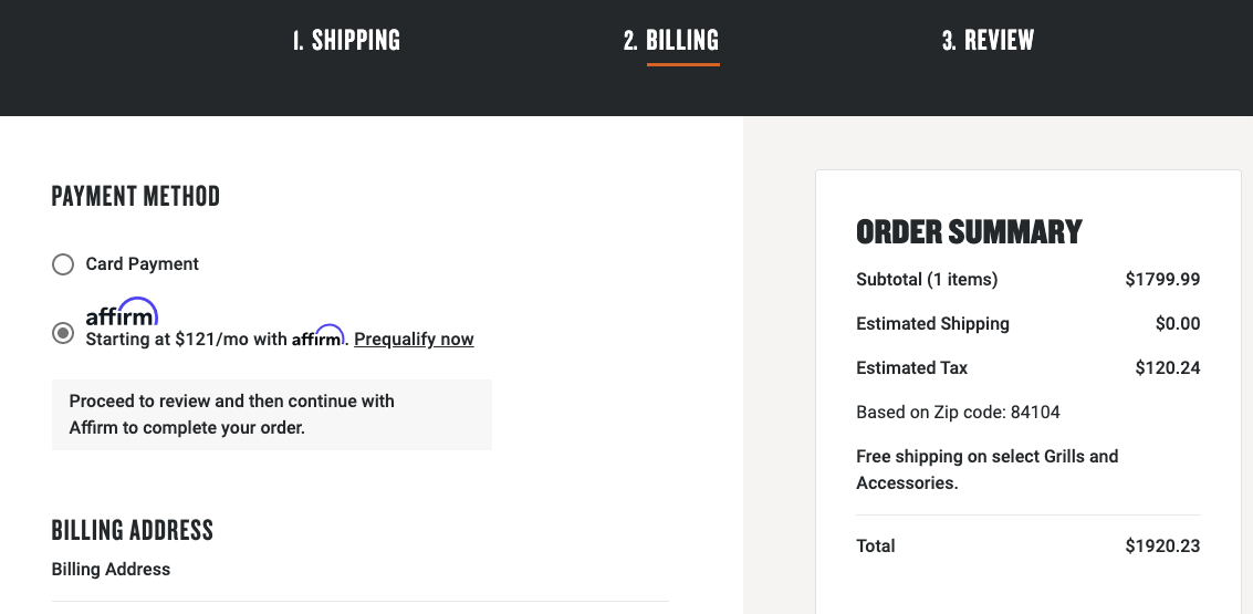 Affirm Financing FAQs Traeger Support