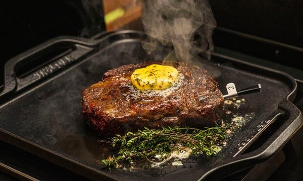 Seasoning a Cast Iron Skillet on a Traeger Grill 