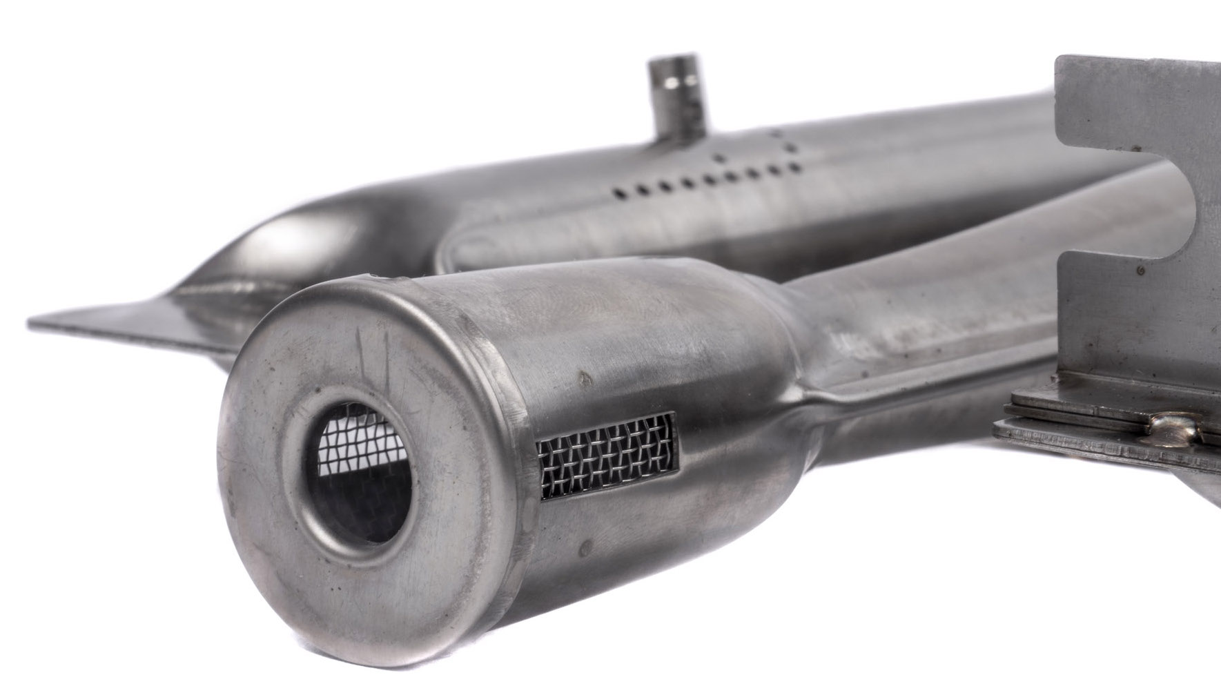 Image off the burner interface at the end ot the U-Burner.