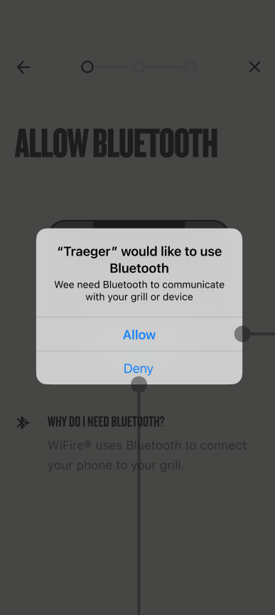 iOS Bluetooth permission