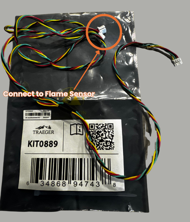 smart combustion harness connection to flame sensor