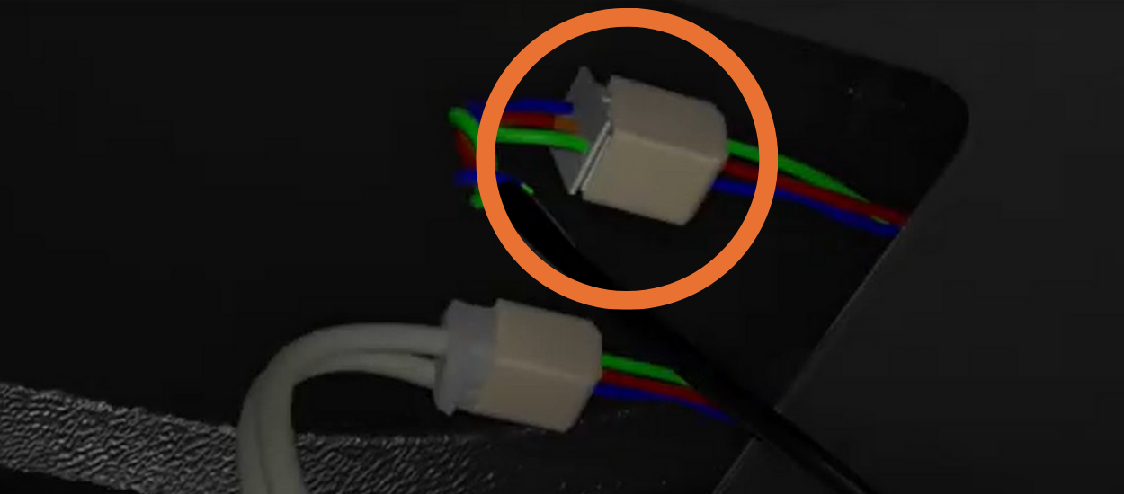Smart Combustion Harness to flame sensor connection