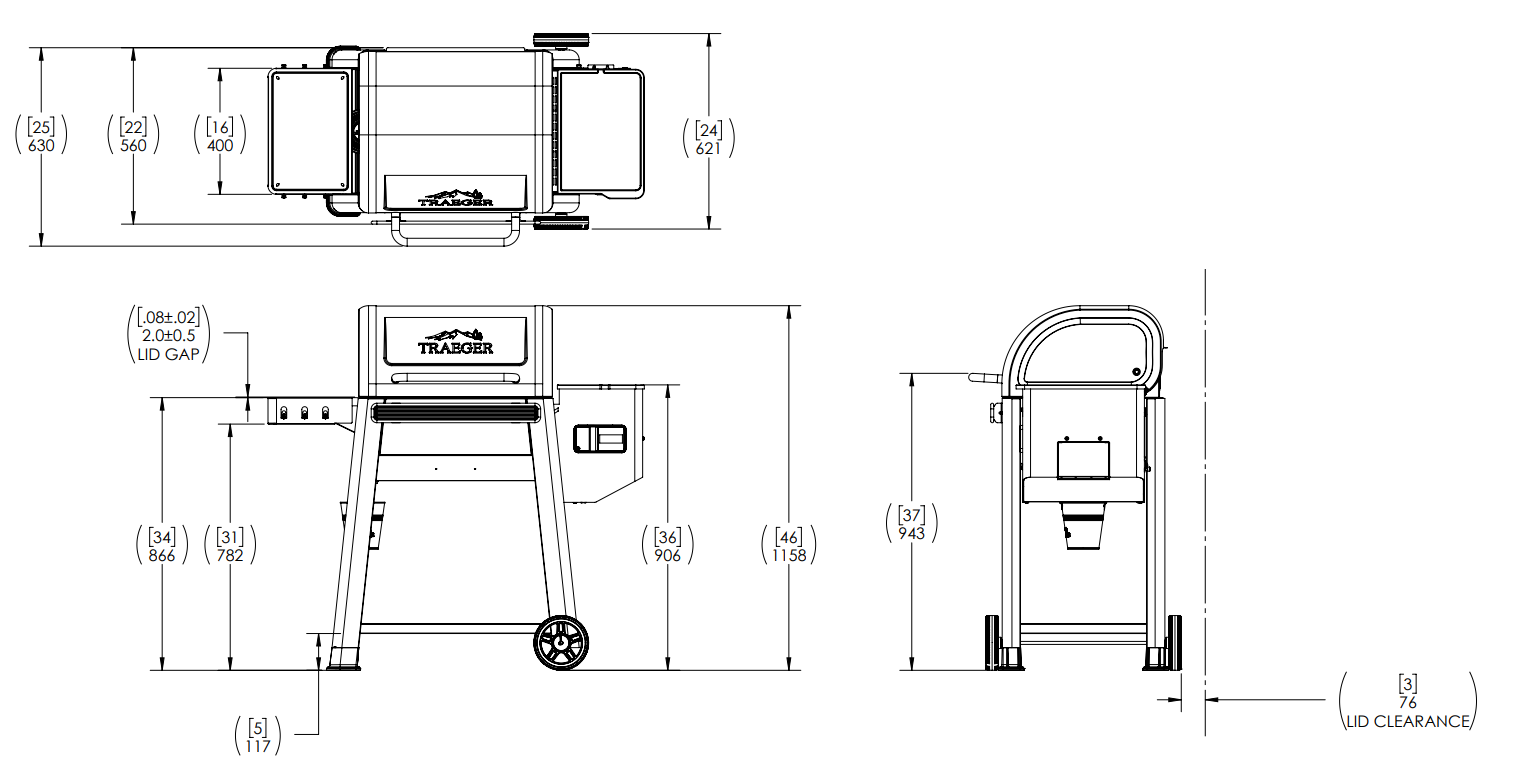 Westwood dimensions diagram