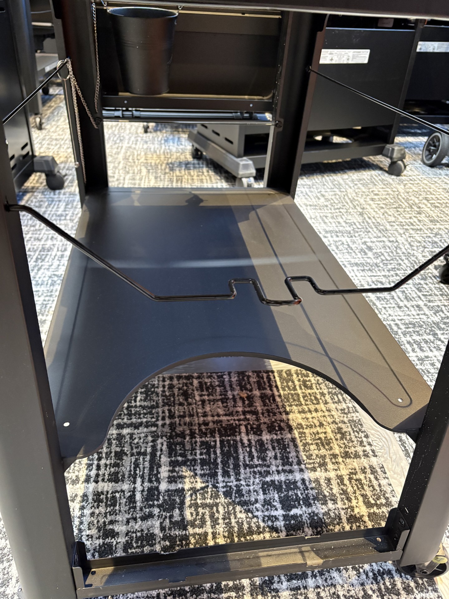 Image showing the placement of the tank wire when installed.